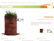 Tablet Screenshot of geoenergie-konzept.de